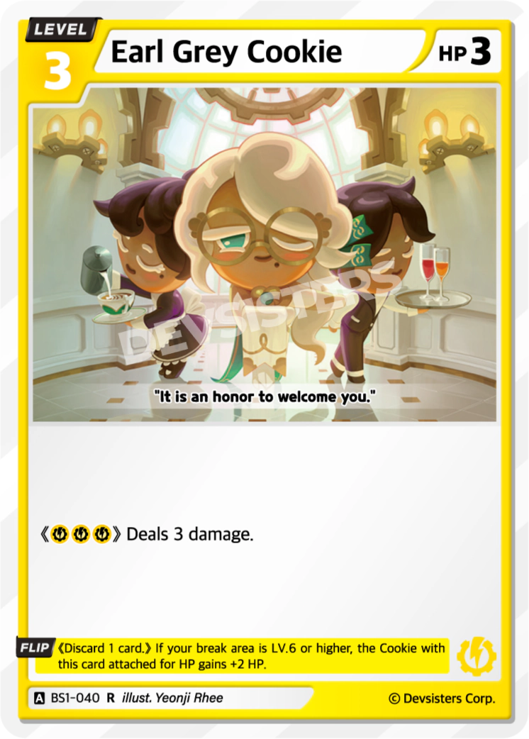 Image for Earl Grey Cookie (BS1-040) [BRAVE BEGINNING] - CookieRun: Braverse TCG