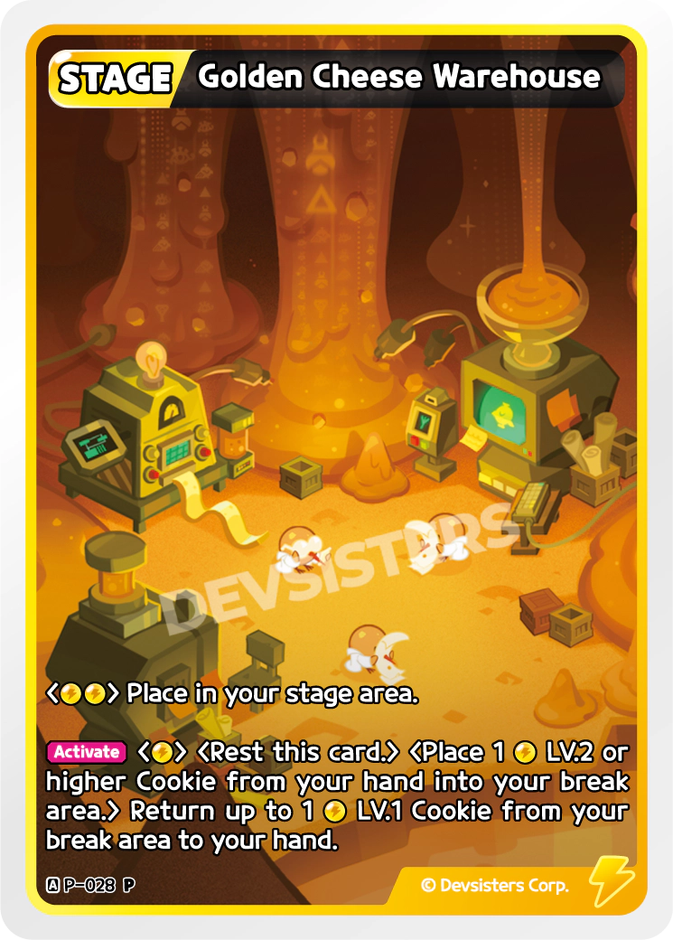 Image for Golden Cheese Warehouse (P-028) [Promotion Card] - CookieRun: Braverse TCG