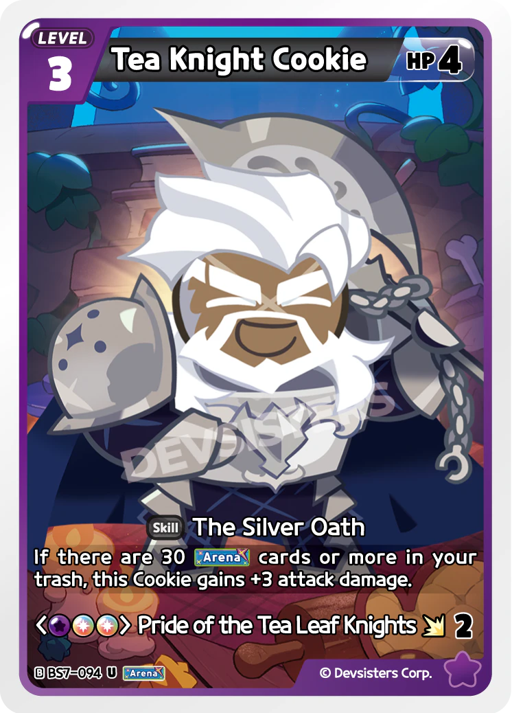 Image for Tea Knight Cookie (BS7-094) [Arena of Glory] - CookieRun: Braverse TCG