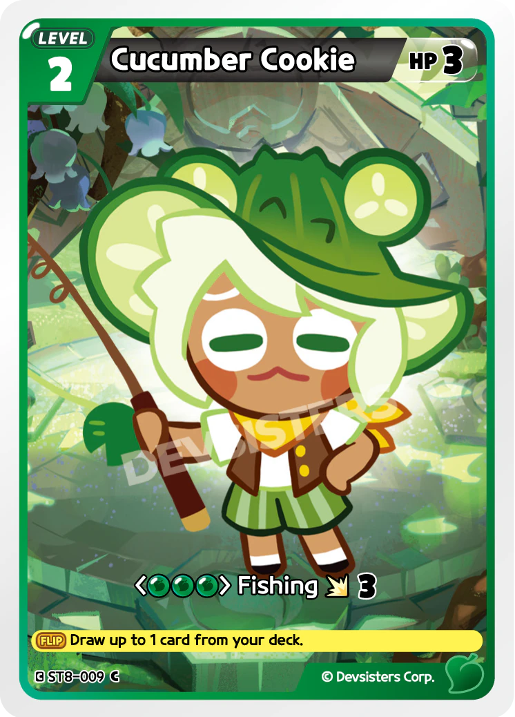 Image for Cucumber Cookie (ST8-009) [Guardian Winds] - CookieRun: Braverse TCG