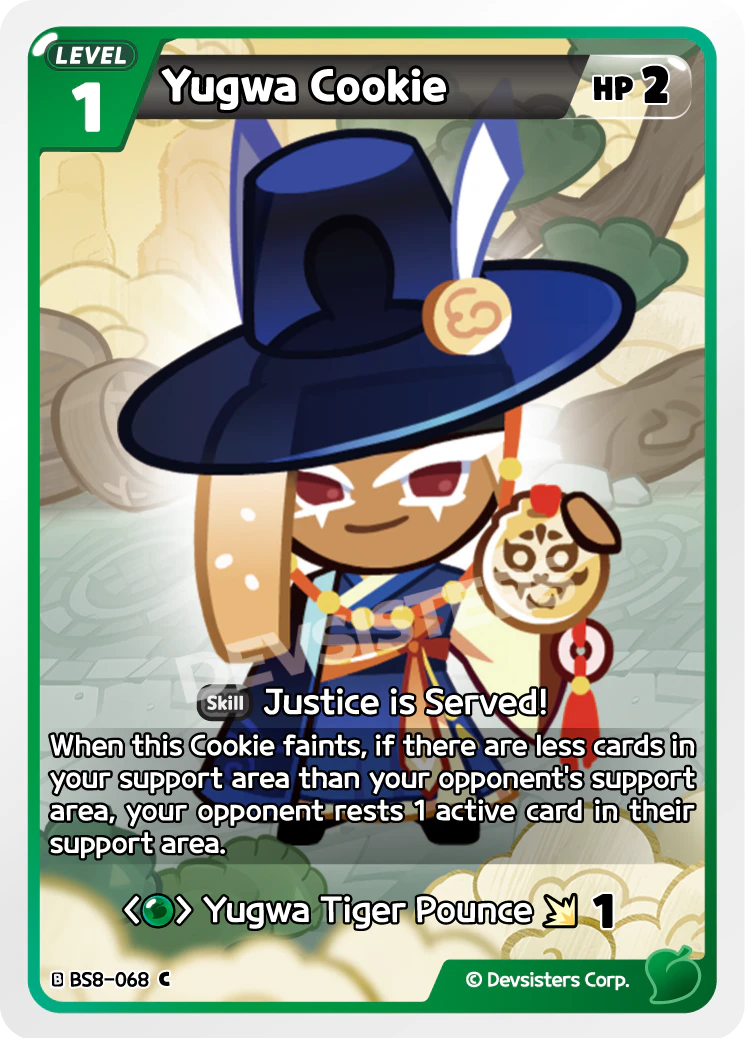 Image for Yugwa Cookie (BS8-068) [Land of Fire & Ruin, Realm of Apathy] - CookieRun: Braverse TCG