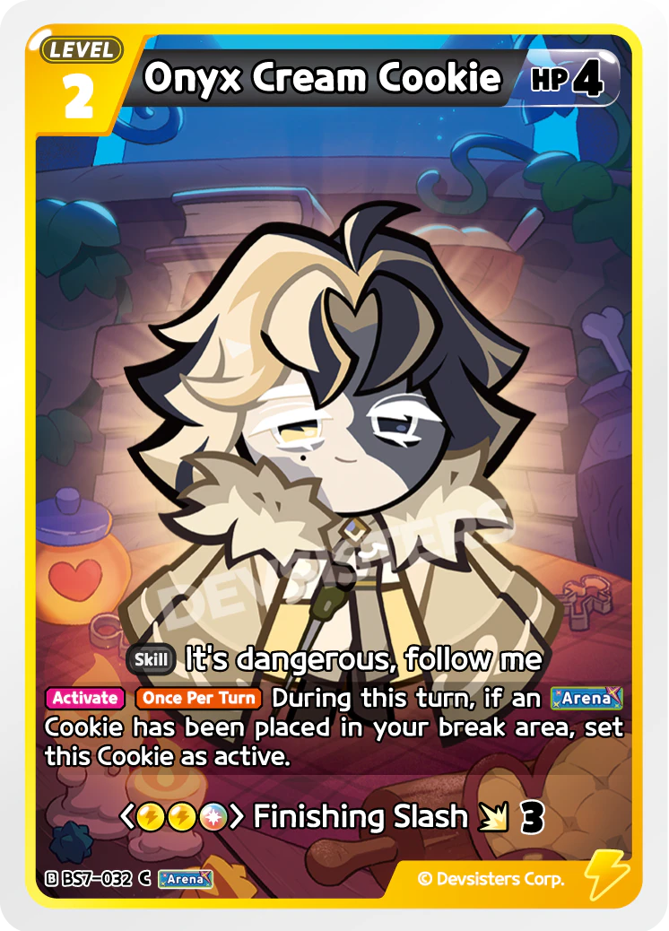 Image for Onyx Cream Cookie (BS7-032) [Arena of Glory] - CookieRun: Braverse TCG