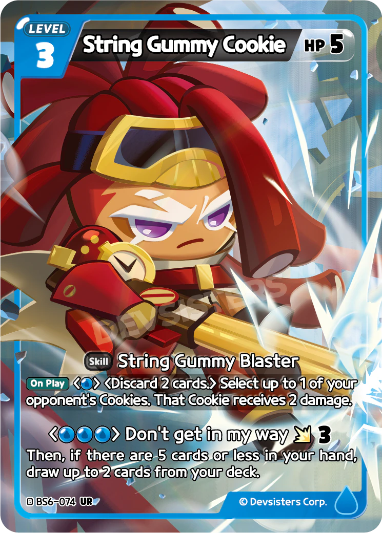 Image for String Gummy Cookie (BS6-074) [Operation Timeguard] - CookieRun: Braverse TCG