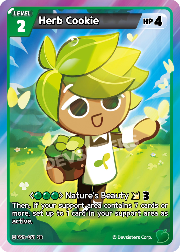 Image for Herb Cookie (BS4-061) [Age of Heroes and Kingdoms] - CookieRun: Braverse TCG