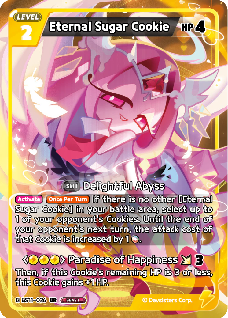 Image for Eternal Sugar Cookie (BS11-036) [The Dark Enchantress War] - CookieRun: Braverse TCG
