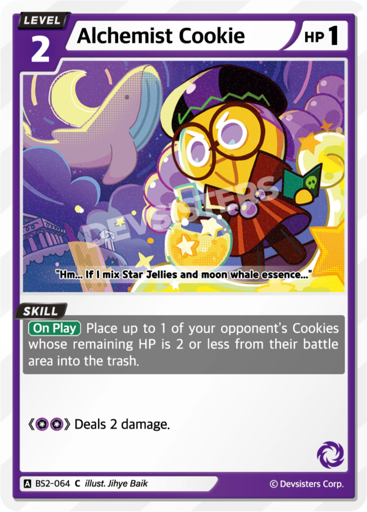 Image for Alchemist Cookie (BS2-064) [BRAVE BEGINNING] - CookieRun: Braverse TCG