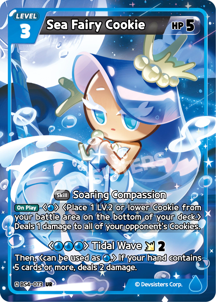 Image for Sea Fairy Cookie (BS4-073) [Age of Heroes and Kingdoms] - CookieRun: Braverse TCG