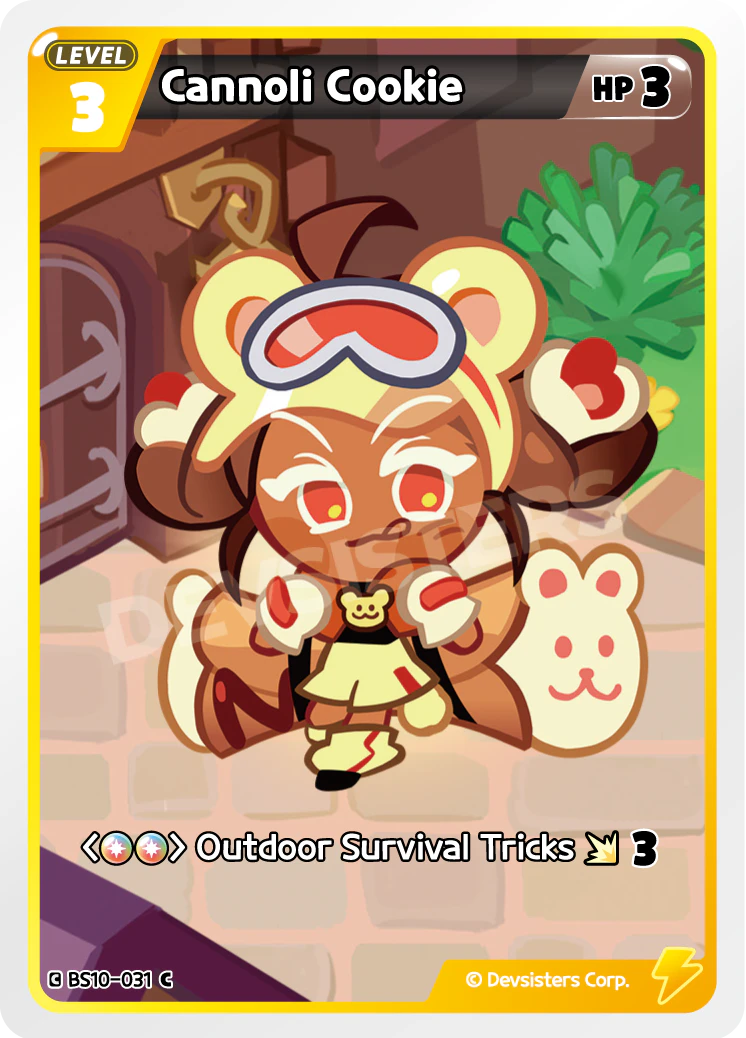 Image for Cannoli Cookie (BS10-031) [Paradise of Passion & Sloth / Catacombs of Silence] - CookieRun: Braverse TCG
