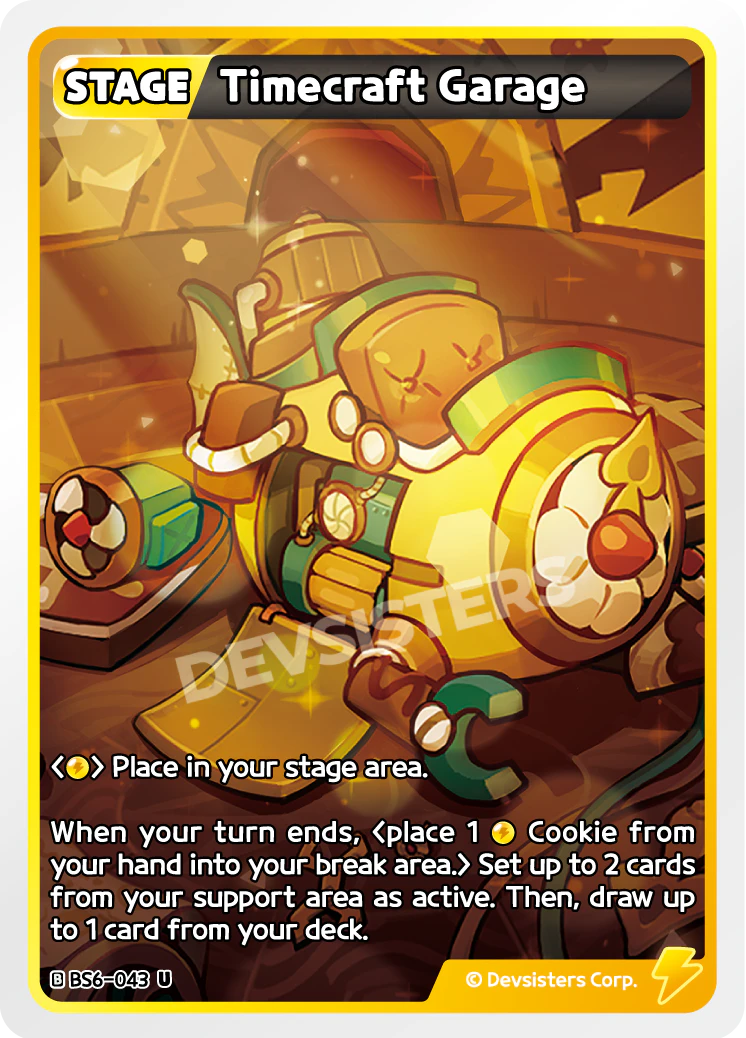 Image for Timecraft Garage (BS6-043) [Operation Timeguard] - CookieRun: Braverse TCG