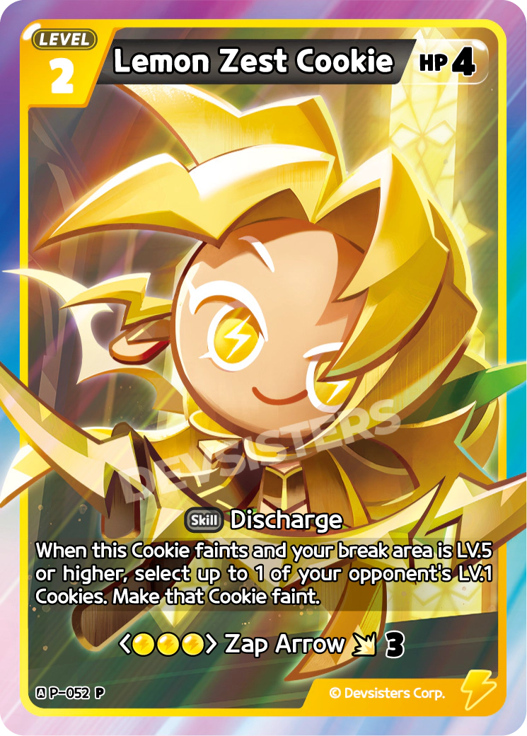 Image for Lemon Zest Cookie (P-052) [Promotion Card] - CookieRun: Braverse TCG