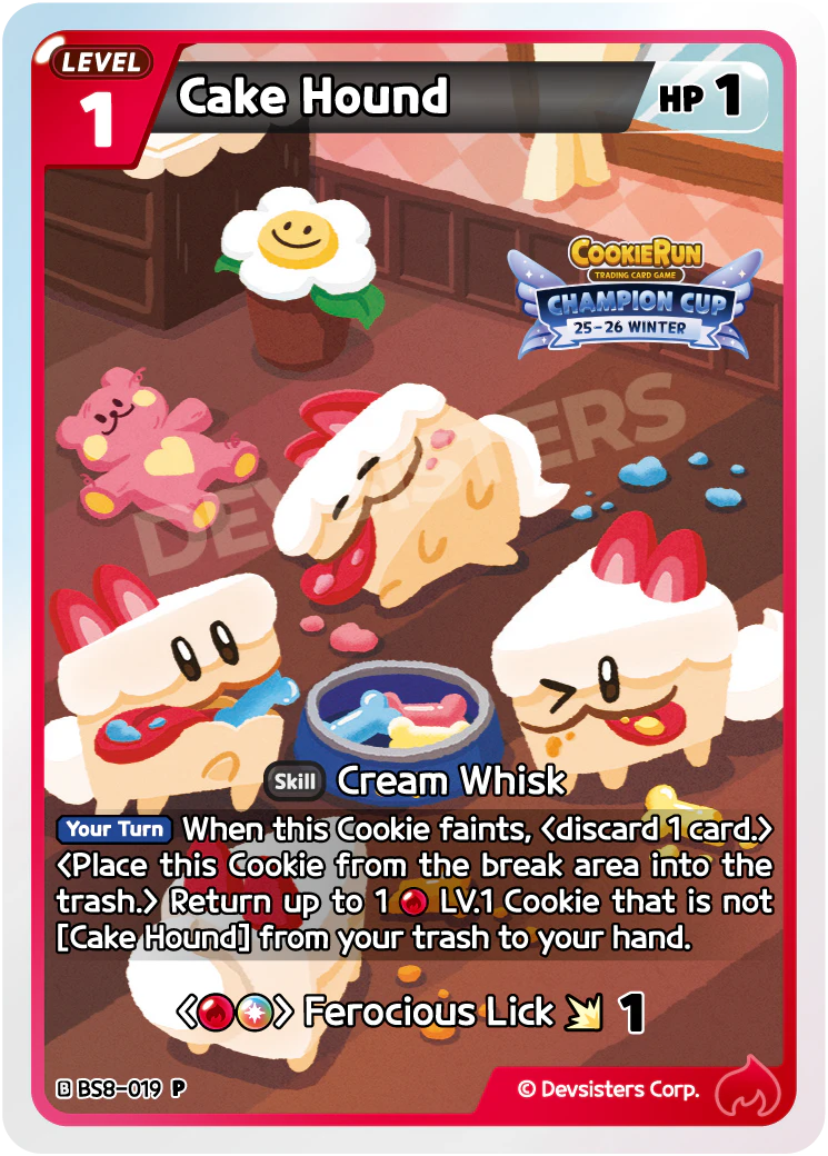 Image for Cake Hound (BS8-019) [Promotion Card] - CookieRun: Braverse TCG