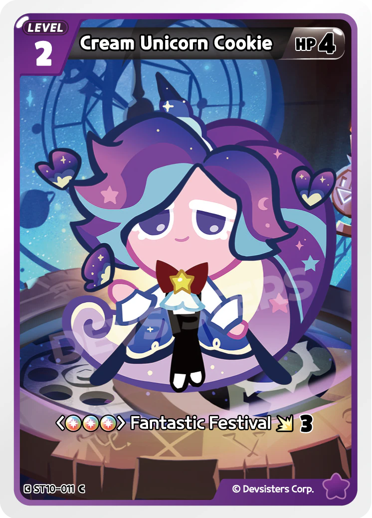 Image for Cream Unicorn Cookie (ST10-011) [Glorious Moonlight] - CookieRun: Braverse TCG