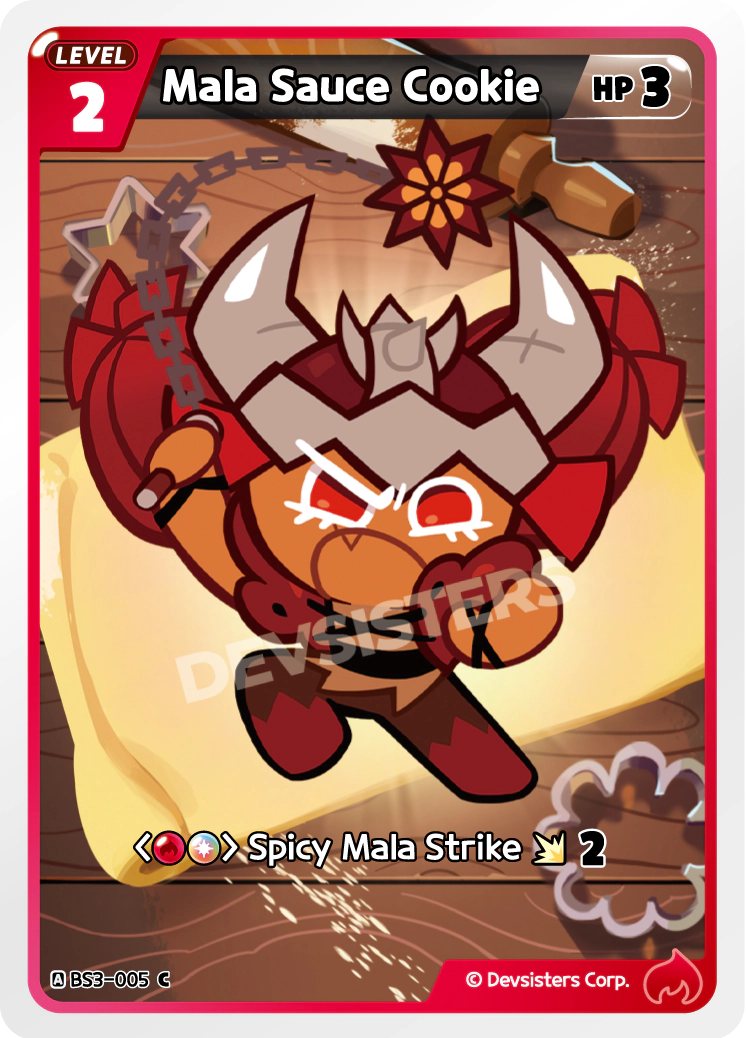 Image for Mala Sauce Cookie (BS3-005) [Age of Heroes and Kingdoms] - CookieRun: Braverse TCG