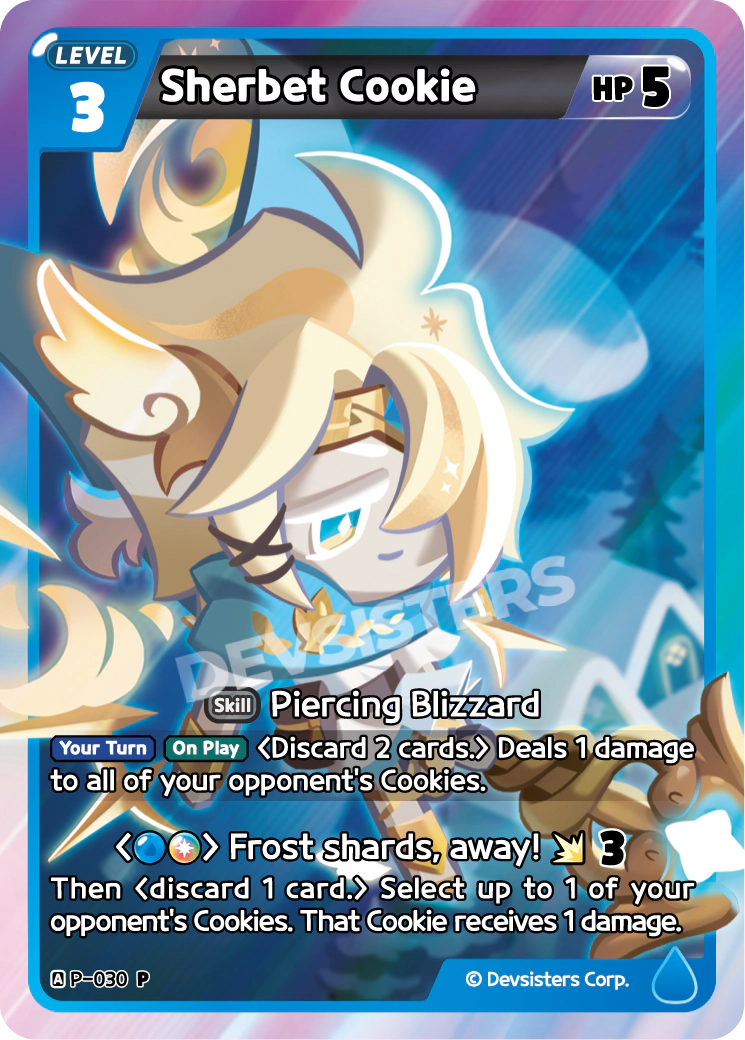 Image for Sherbet Cookie (P-030) [Promotion Card] - CookieRun: Braverse TCG
