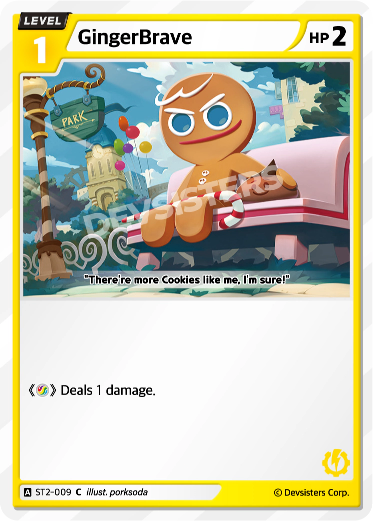 Image for GingerBrave (ST2-009) [Starter Deck YELLOW] - CookieRun: Braverse TCG