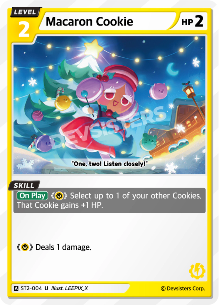 Image for Macaron Cookie (ST2-004) [Starter Deck YELLOW] - CookieRun: Braverse TCG