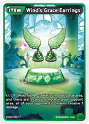 Image for Wind's Grace Earrings (ST8-016) [Guardian Winds] - CookieRun: Braverse TCG