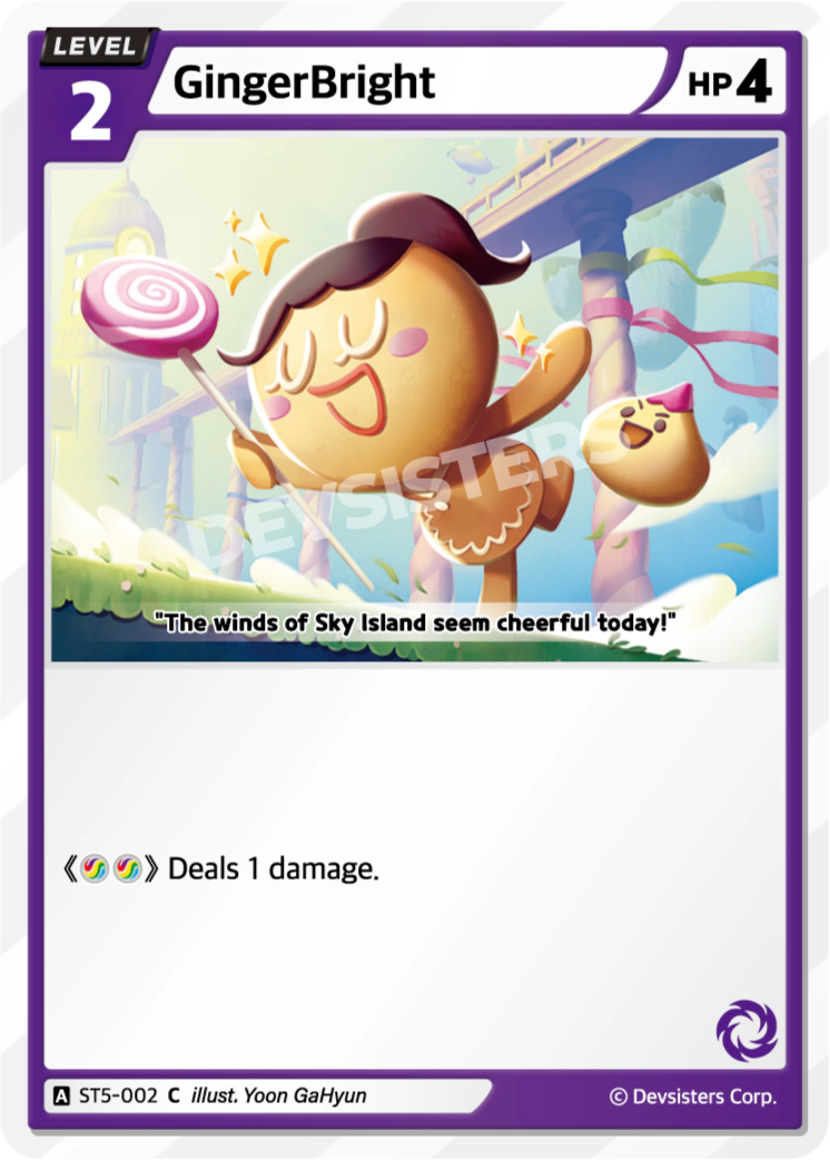 Image for GingerBright (ST5-002) [Starter Deck PURPLE] - CookieRun: Braverse TCG