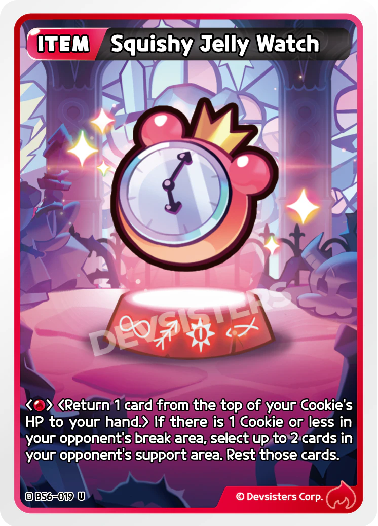 Image for Squishy Jelly Watch (BS6-019) [Operation Timeguard] - CookieRun: Braverse TCG