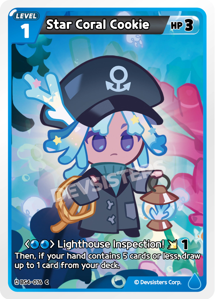 Image for Star Coral Cookie (BS4-076) [Age of Heroes and Kingdoms] - CookieRun: Braverse TCG