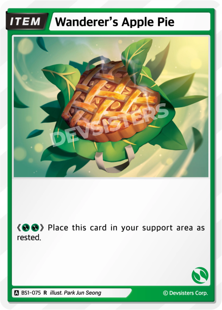 Image for Wanderer's Apple Pie (BS1-075) [BRAVE BEGINNING] - CookieRun: Braverse TCG