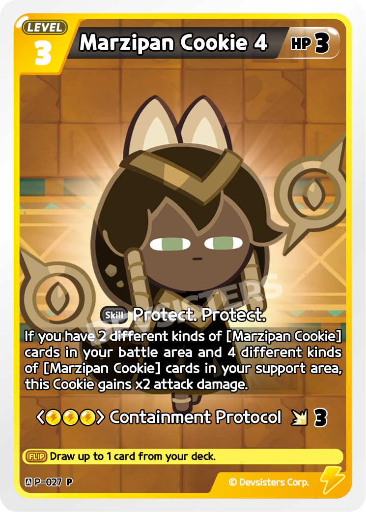 Image for Marzipan Cookie 4 (P-027) [Promotion Card] - CookieRun: Braverse TCG