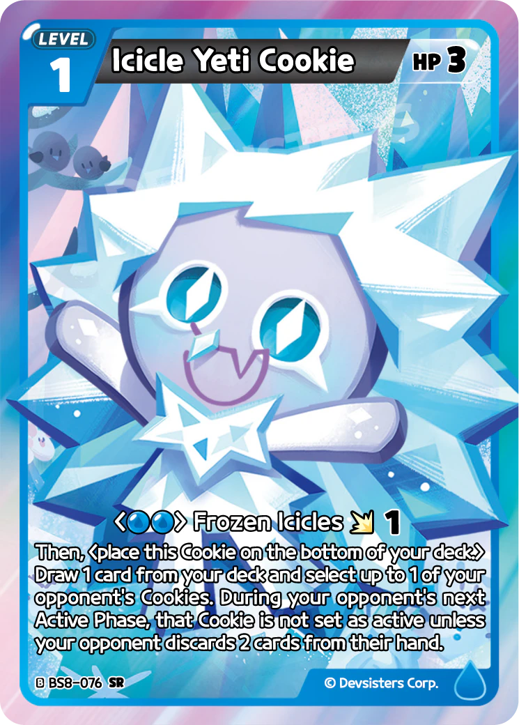 Image for Icicle Yeti Cookie (BS8-076) [Land of Fire & Ruin, Realm of Apathy] - CookieRun: Braverse TCG