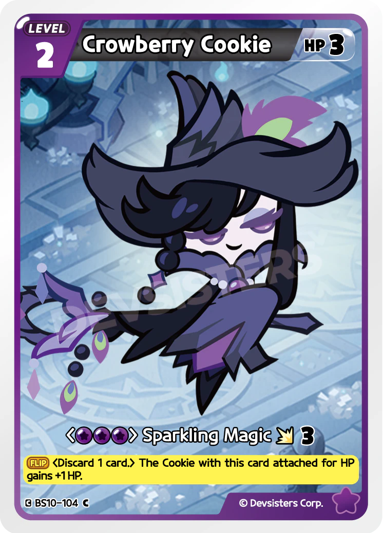 Image for Crowberry Cookie (BS10-104) [Paradise of Passion & Sloth / Catacombs of Silence] - CookieRun: Braverse TCG
