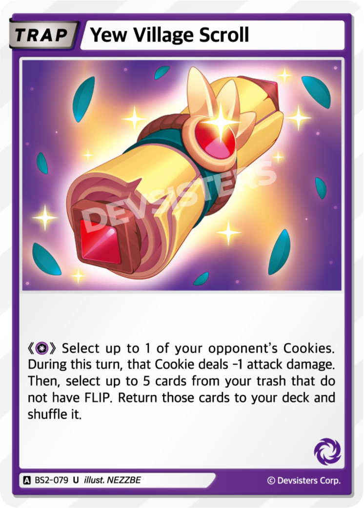 Image for Yew Village Scroll (BS2-079) [BRAVE BEGINNING] - CookieRun: Braverse TCG