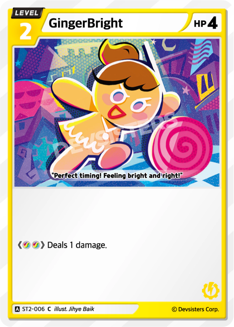 Image for GingerBright (ST2-006) [Starter Deck YELLOW] - CookieRun: Braverse TCG
