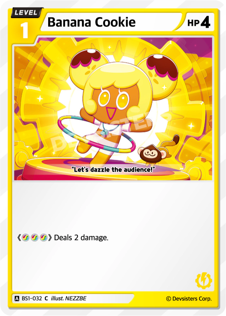 Image for Banana Cookie (BS1-032) [BRAVE BEGINNING] - CookieRun: Braverse TCG