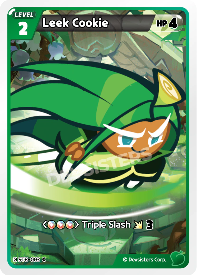 Image for Leek Cookie (ST8-003) [Guardian Winds] - CookieRun: Braverse TCG