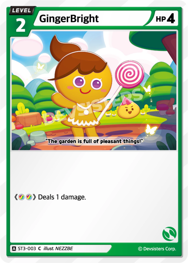 Image for GingerBright (ST3-003) [Starter Deck GREEN] - CookieRun: Braverse TCG