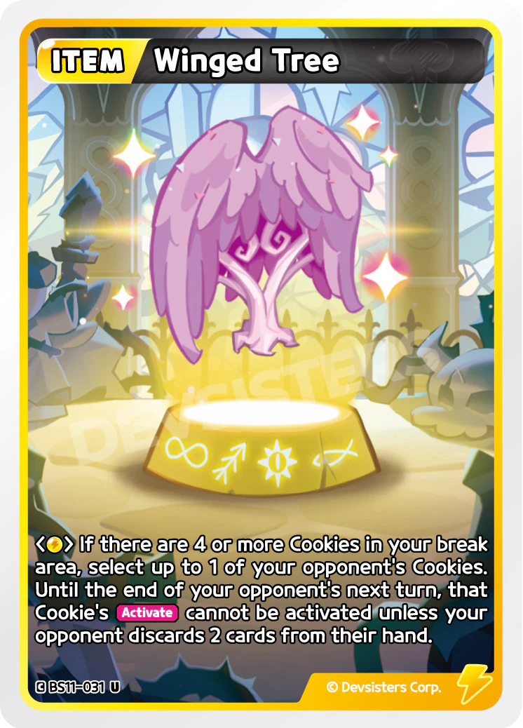 Image for Winged Tree (BS11-031) [The Dark Enchantress War] - CookieRun: Braverse TCG