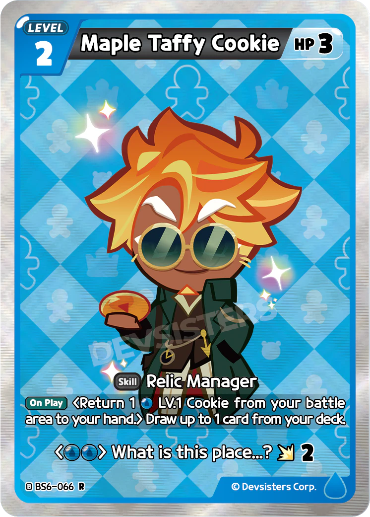 Image for Maple Taffy Cookie (BS6-066) [Operation Timeguard] - CookieRun: Braverse TCG