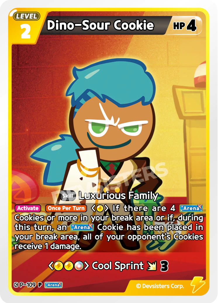 Image for Dino-Sour Cookie (P-109) [Promotion Card] - CookieRun: Braverse TCG