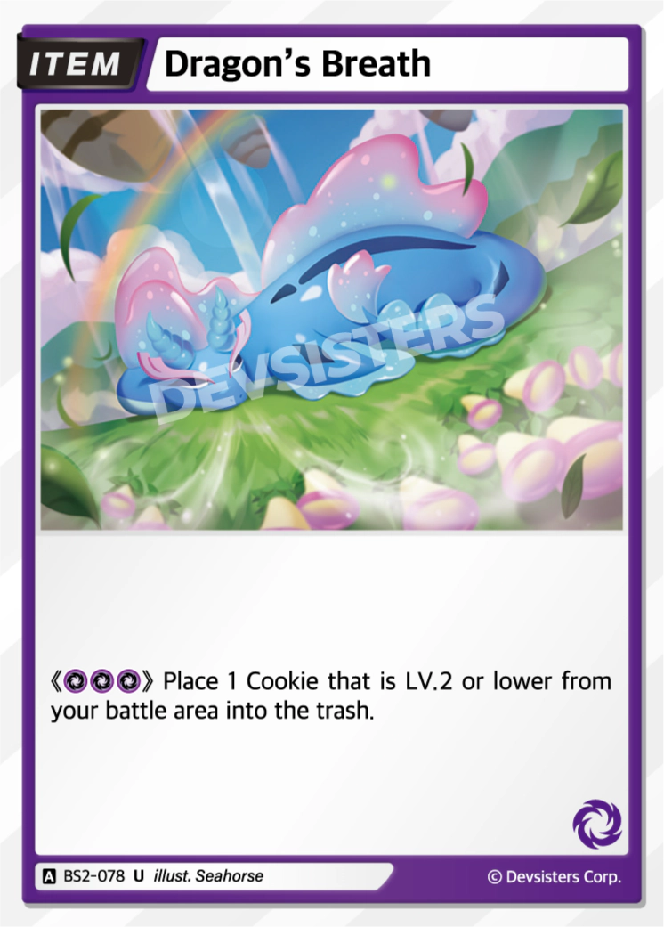 Image for Dragon's Breath (BS2-078) [BRAVE BEGINNING] - CookieRun: Braverse TCG