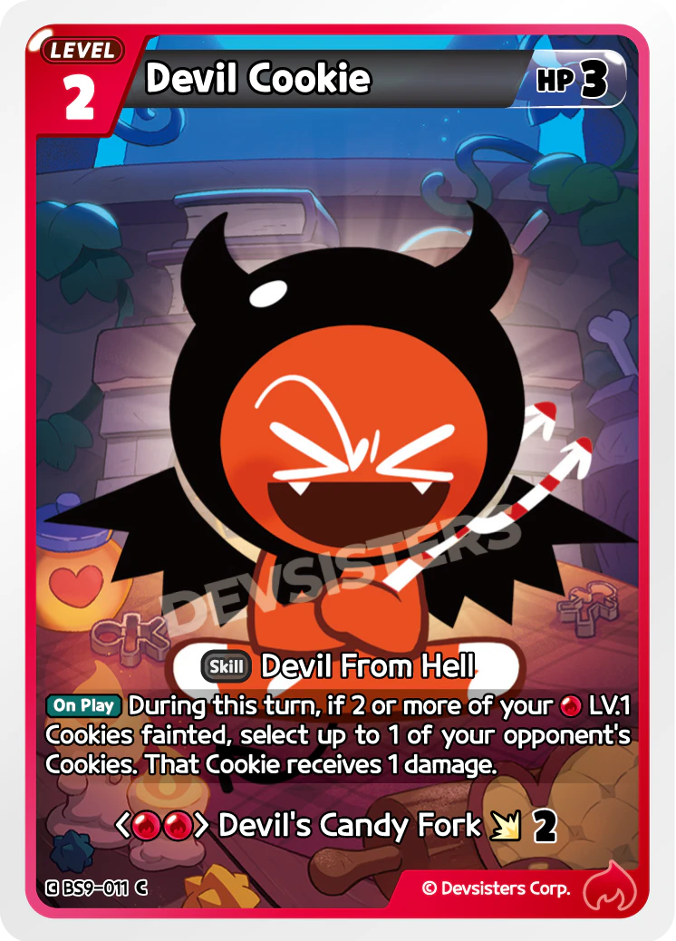 Image for Devil Cookie (BS9-011) [A Game of Truth and Deceit] - CookieRun: Braverse TCG