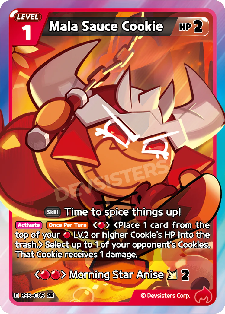 Image for Mala Sauce Cookie (BS5-005) [Operation Timeguard] - CookieRun: Braverse TCG