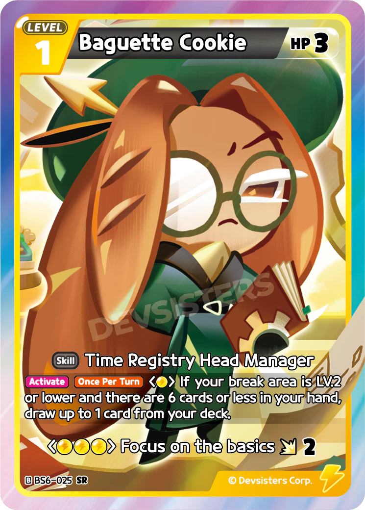 Image for Baguette Cookie (BS6-025) [Operation Timeguard] - CookieRun: Braverse TCG