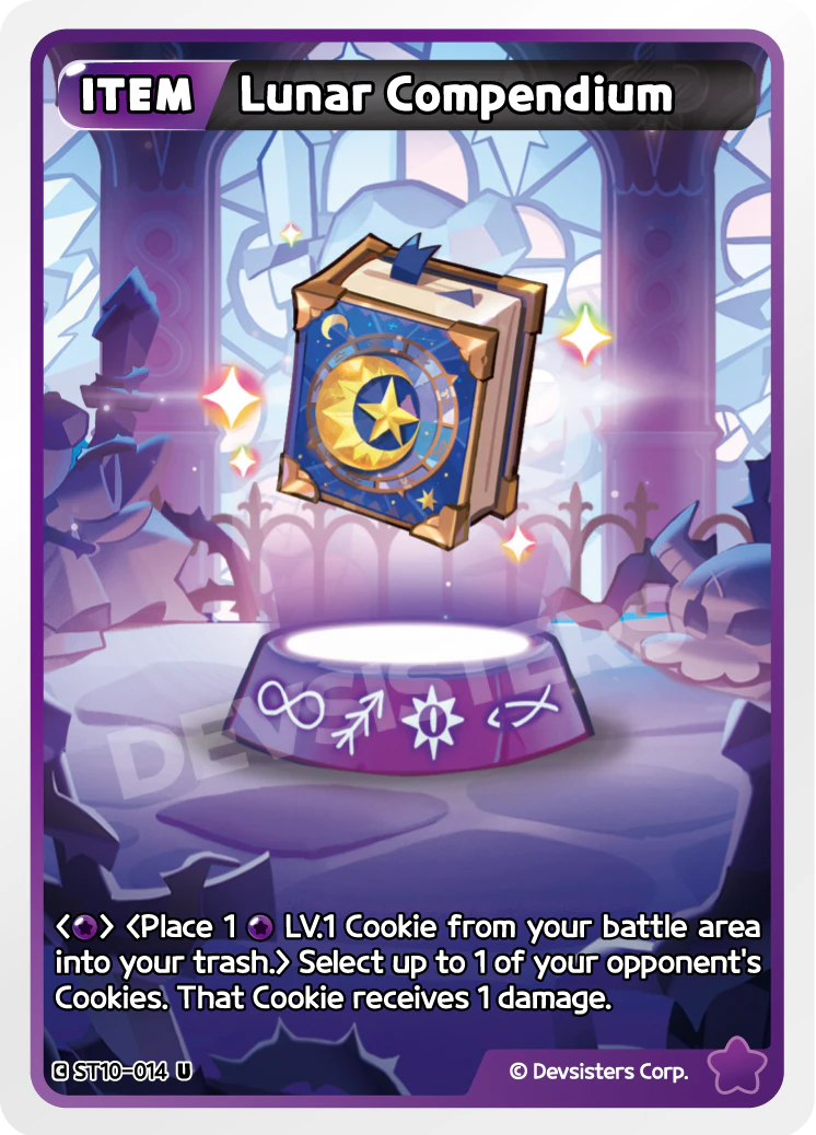 Image for Lunar Compendium (ST10-014) [Glorious Moonlight] - CookieRun: Braverse TCG