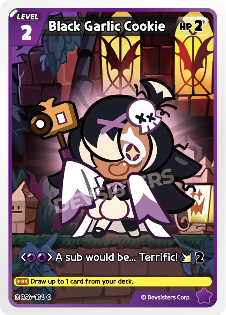 Image for Black Garlic Cookie (BS6-104) [Operation Timeguard] - CookieRun: Braverse TCG