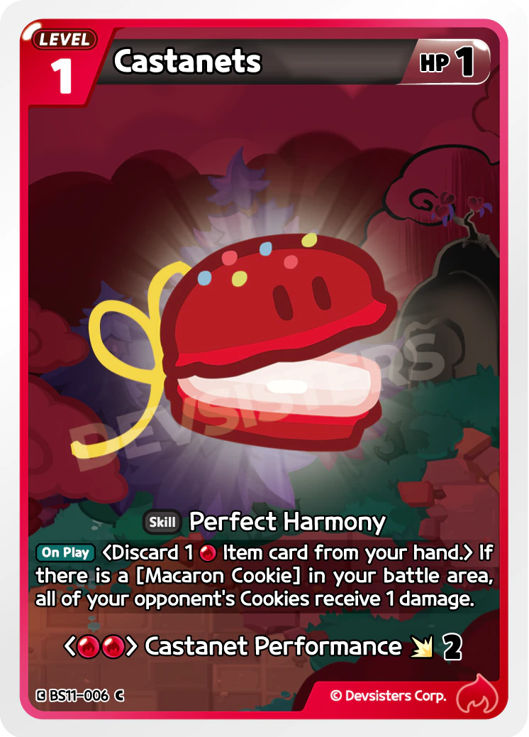 Image for Castanets (BS11-006) [The Dark Enchantress War] - CookieRun: Braverse TCG