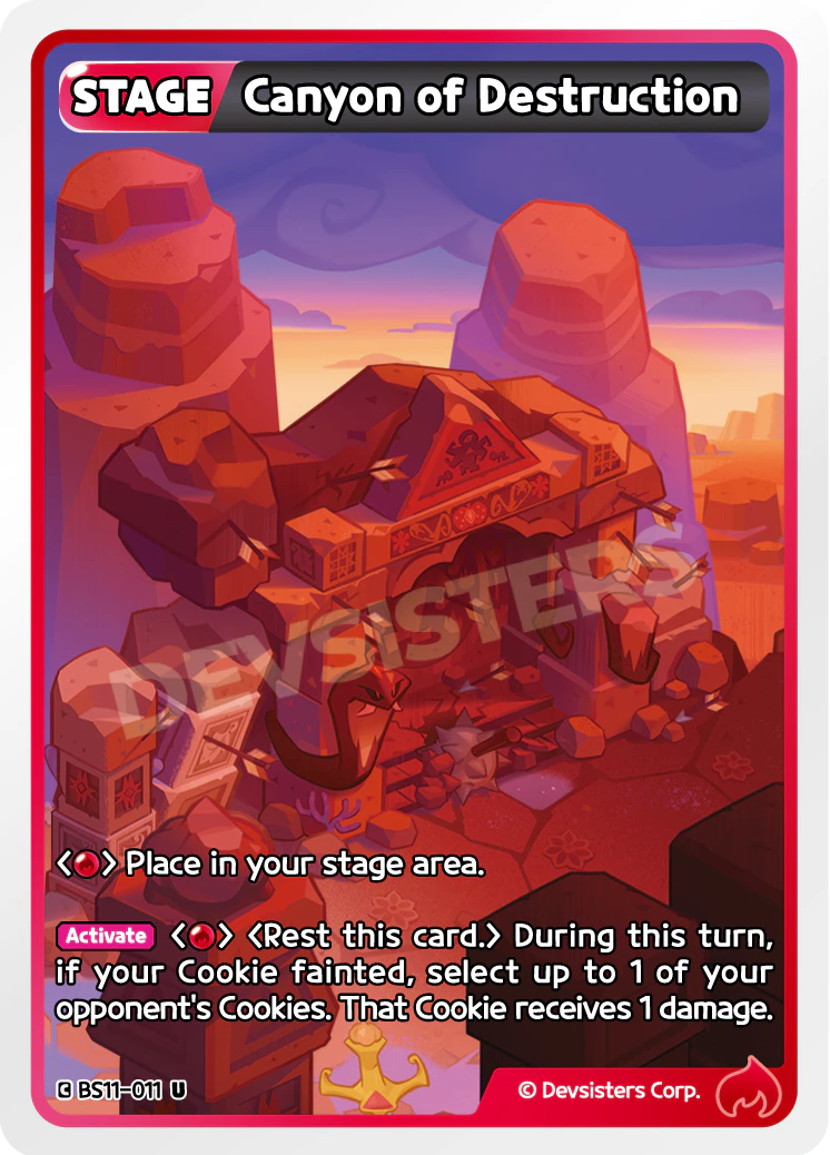 Image for Canyon of Destruction (BS11-011) [The Dark Enchantress War] - CookieRun: Braverse TCG