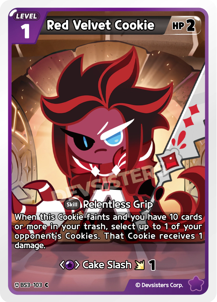 Image for Red Velvet Cookie (BS3-103) [Age of Heroes and Kingdoms] - CookieRun: Braverse TCG