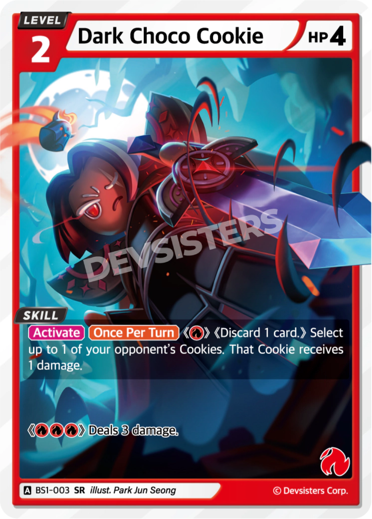 Image for Dark Choco Cookie (BS1-003) [BRAVE BEGINNING] - CookieRun: Braverse TCG