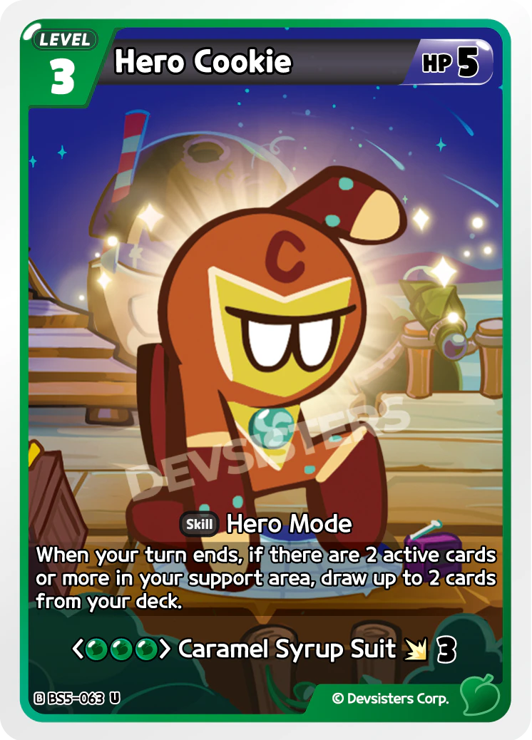 Image for Hero Cookie (BS5-063) [Operation Timeguard] - CookieRun: Braverse TCG