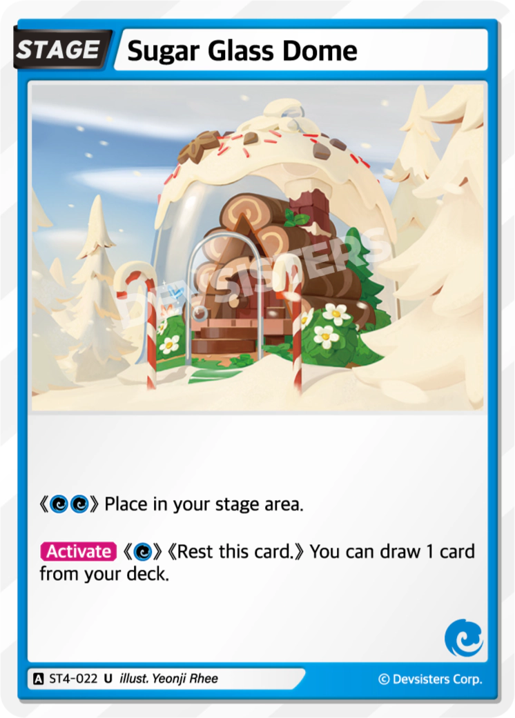 Image for Sugar Glass Dome (ST4-022) [Starter Deck BLUE] - CookieRun: Braverse TCG