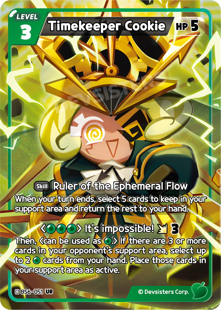 Image for Timekeeper Cookie (BS6-051) [Operation Timeguard] - CookieRun: Braverse TCG