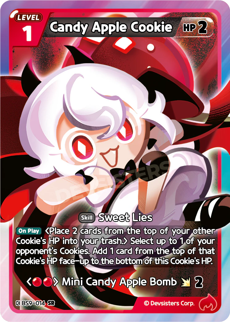 Image for Candy Apple Cookie (BS9-014) [A Game of Truth and Deceit] - CookieRun: Braverse TCG
